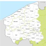 Buy  Vector map of West Flanders municipalities