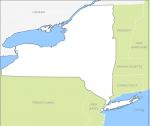 Free download Free vector map of New-York State - USA