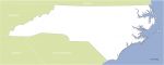 Free download Free vector map of North Carolina US state
