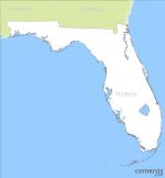 Free download Free vector map of Florida USA