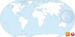 Map of world high resolution vector