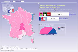 Carte interactive de co-voiturage