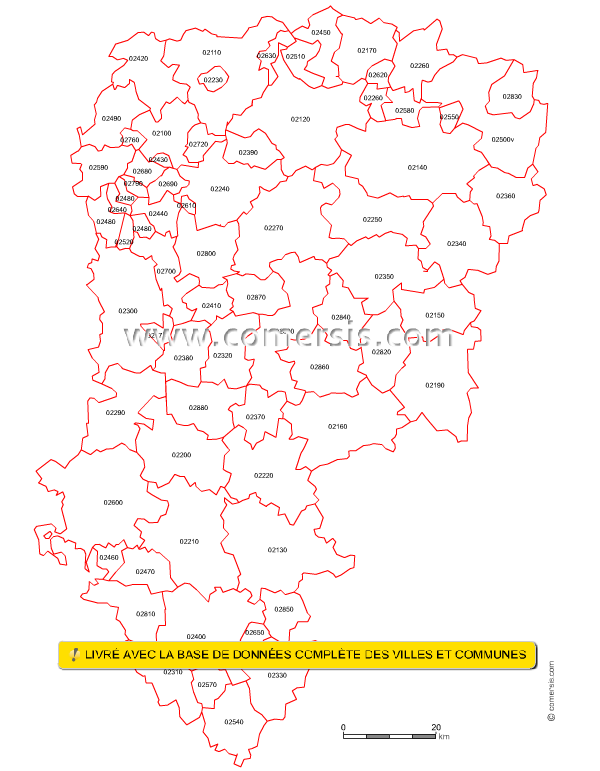 Carte Des Codes Postaux Des Landes vrogue.co