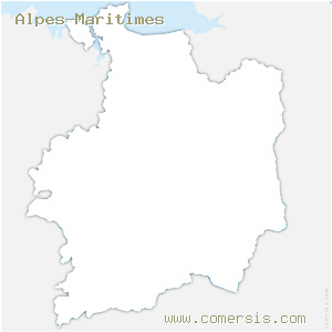 fond de carte d�partement des  Alpes-Maritimes 06
