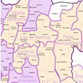 carte modifiable des Communaut�s de communes d' �le-de-France