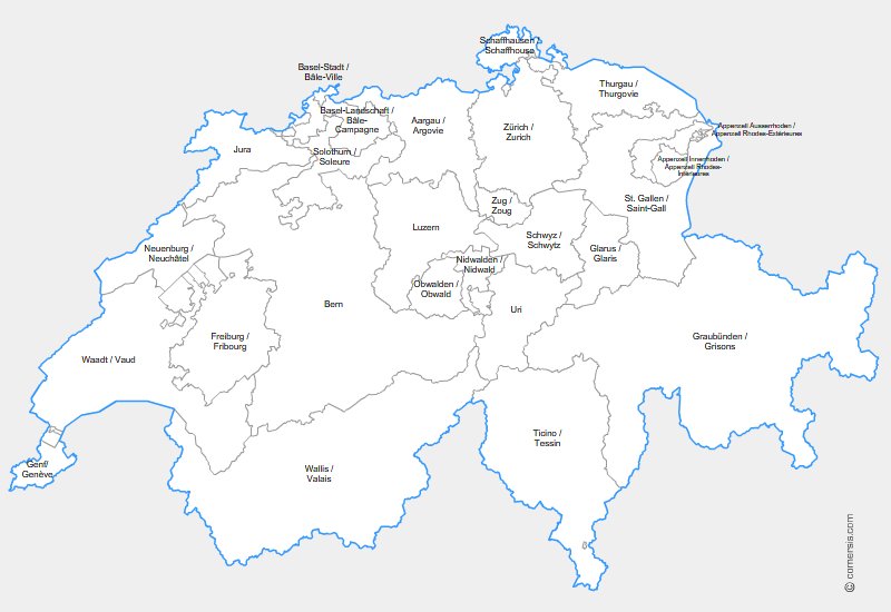 pic Suisse Map maps of switzerland