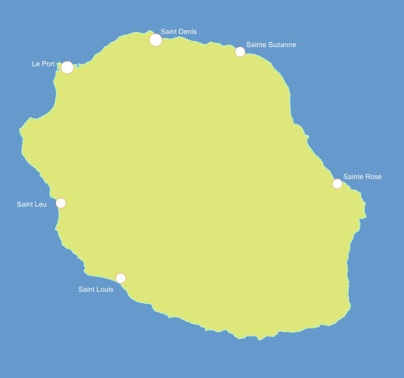 Maps Of La Reunion