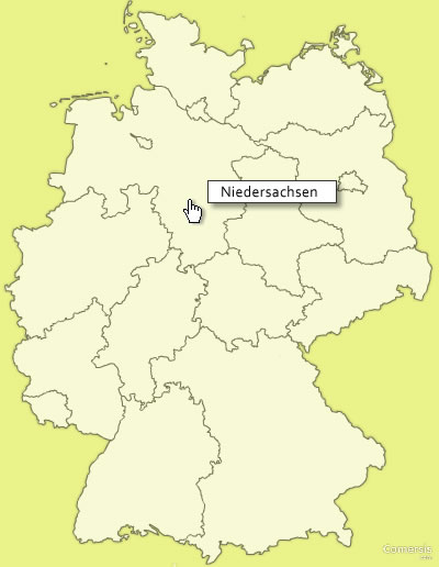 free clickable map of germany regions