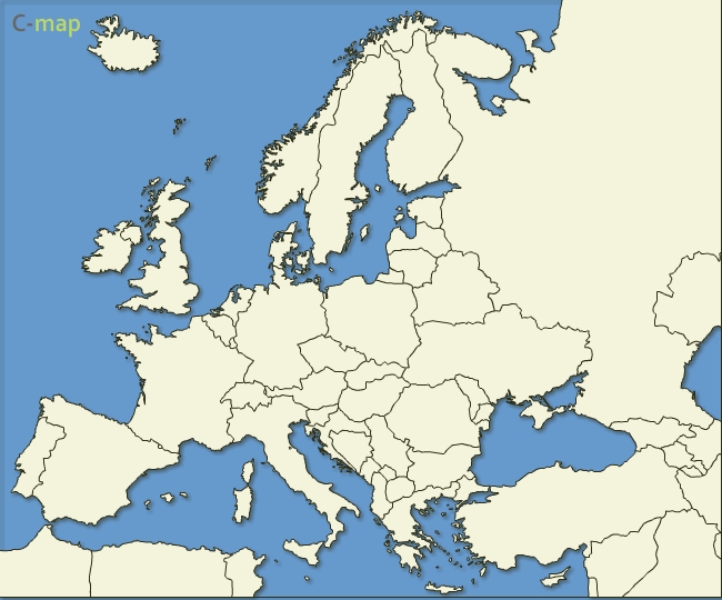 Free Vector Map Of Europe Countries