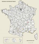 carte des nouveaux cantons de France