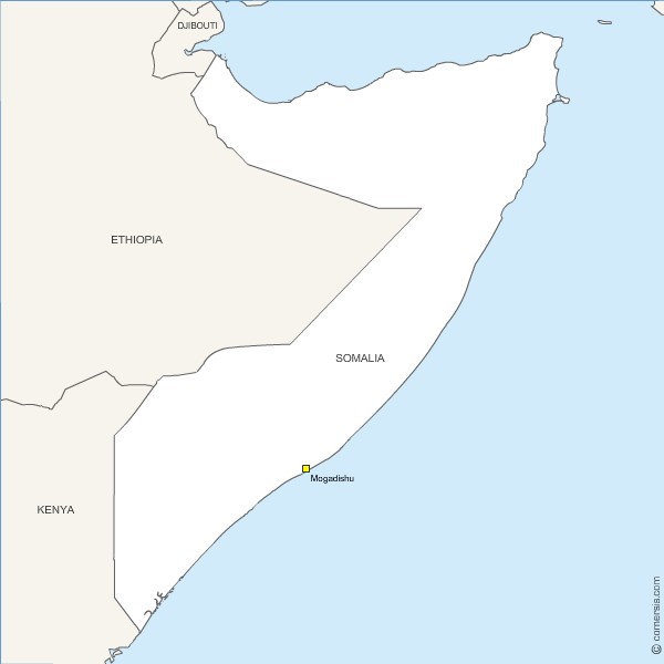 free editable map of somalia for excel word and powerpoint