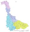 Carte circonscriptions de  Meurthe-et-Moselle