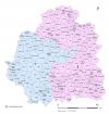 Carte circonscriptions de l' Indre