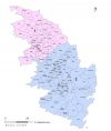 Carte circonscriptions de la  Corse-du-Sud