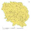 Carte circonscriptions de la  Creuse