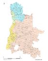 Carte circonscriptions de la  Drôme