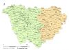 Carte circonscriptions de la  Haute-Loire