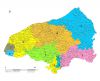 Carte circonscriptions de la  Seine-Maritime
