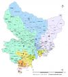Carte circonscriptions des  Alpes-Maritimes