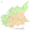 Carte circonscriptions des  Alpes-de-Haute-Provence