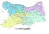 Carte circonscriptions du  Calvados