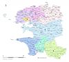 Carte circonscriptions du  Finistère