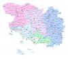 Carte circonscriptions du  Morbihan