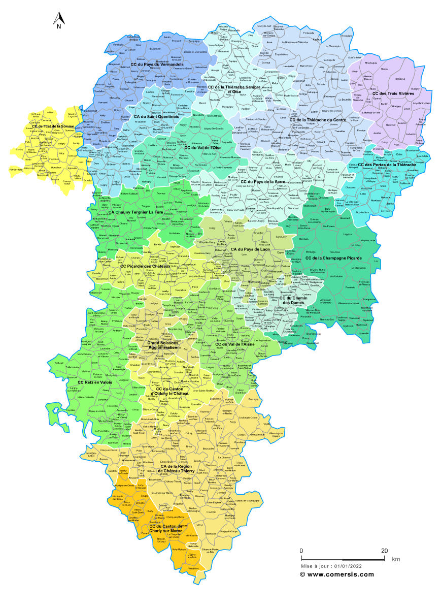 Communautés de communes de l' Aisne