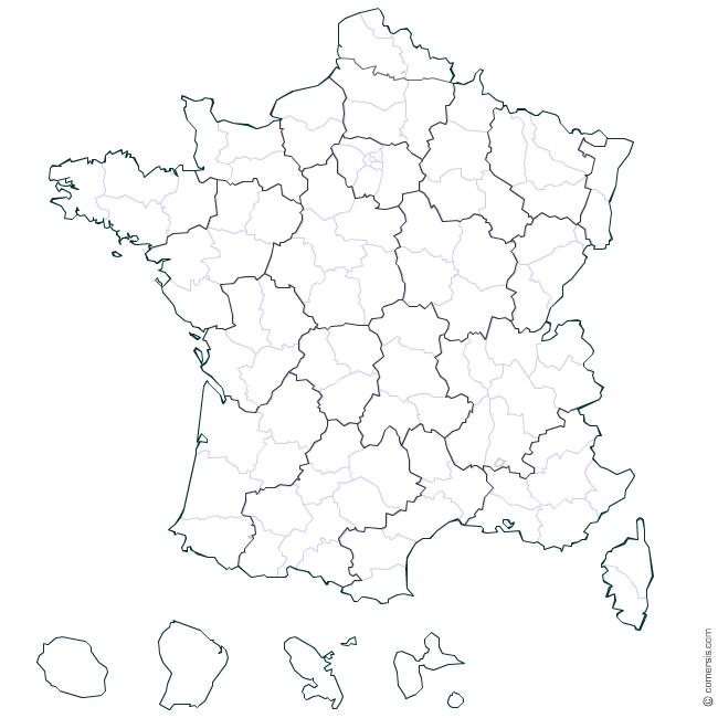 les cartes de France gratuites