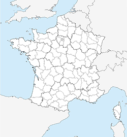 Free customizable map of the new regions and departments of metropolitan France.