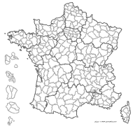 Free map of employment areas in France.