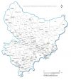 carte des villes et villages des  Alpes-Maritimes