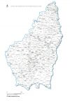 carte des villes et villages de l' Ardèche