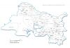 carte des villes et villages des  Bouches-du-Rhône