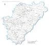 carte des villes et villages de la  Charente