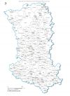carte des villes et villages des  Deux-Sèvres