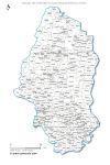 carte des villes et villages du  Haut-Rhin