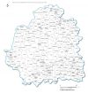 carte des villes et villages de l' Indre