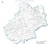 carte des villes et villages du  Lot
