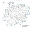 carte des villes et villages du  Lot-et-Garonne