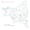 carte des villes et villages de la  Seine-Saint-Denis