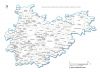 carte des villes et villages du  Tarn-et-Garonne