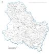 carte des villes et villages de l' Yonne
