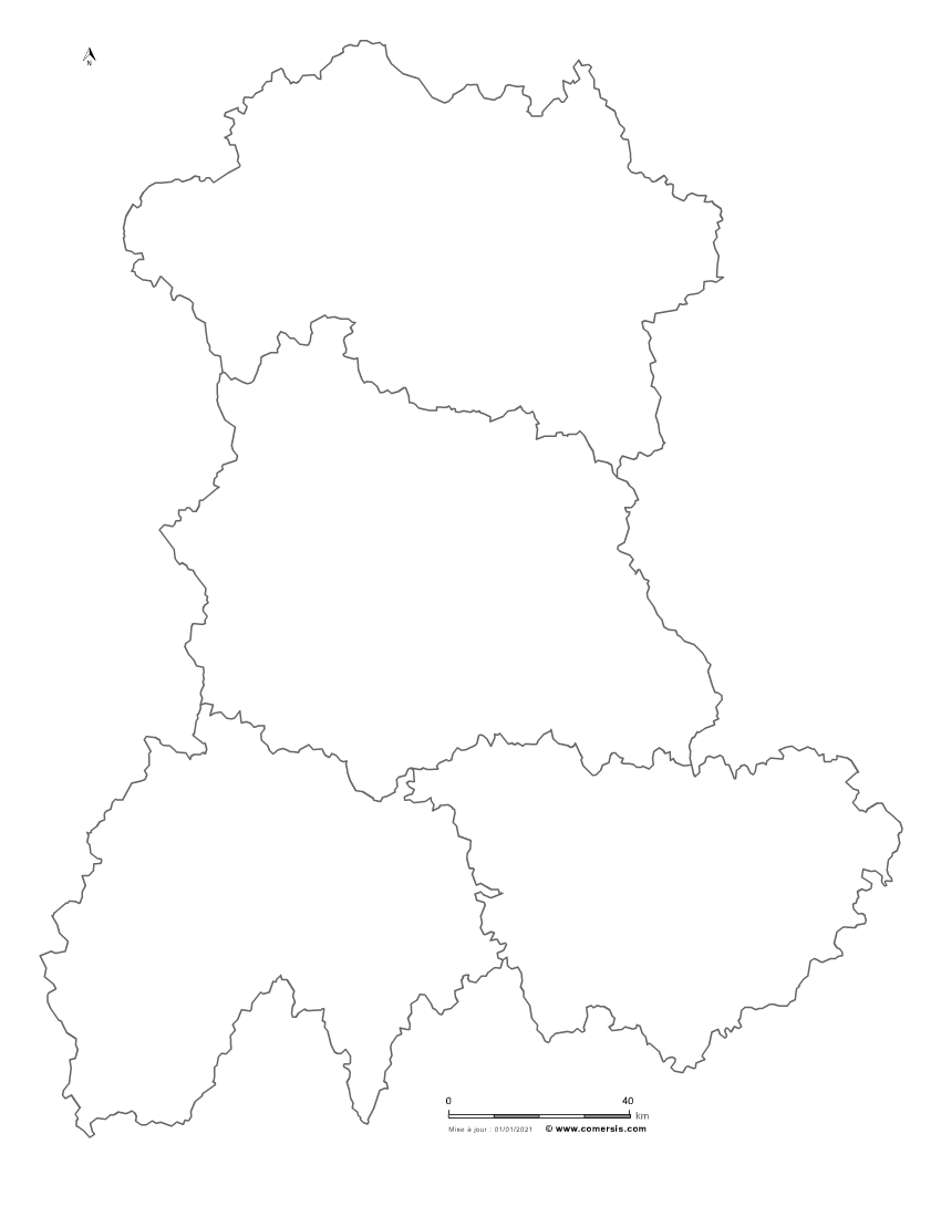 carte gratuite d'Auvergne