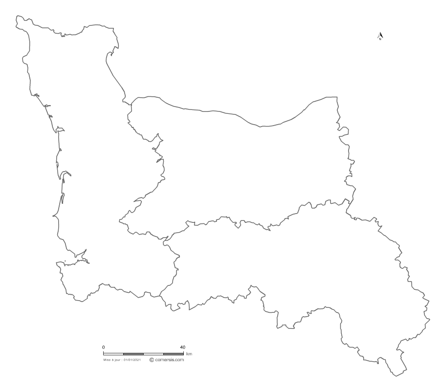 carte gratuite de Basse-Normandie