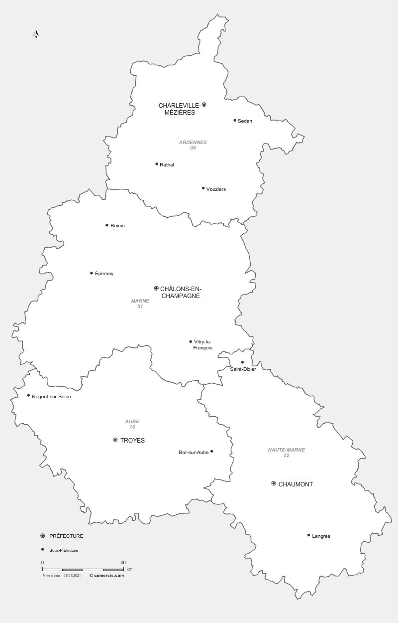 prefectures de Champagne-Ardenne