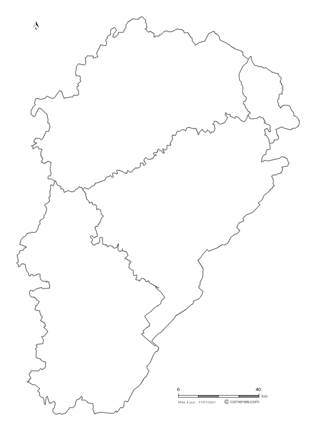 carte gratuite de Franche-Comté