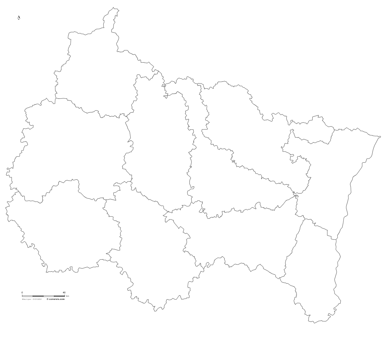 carte gratuite du Grand-Est