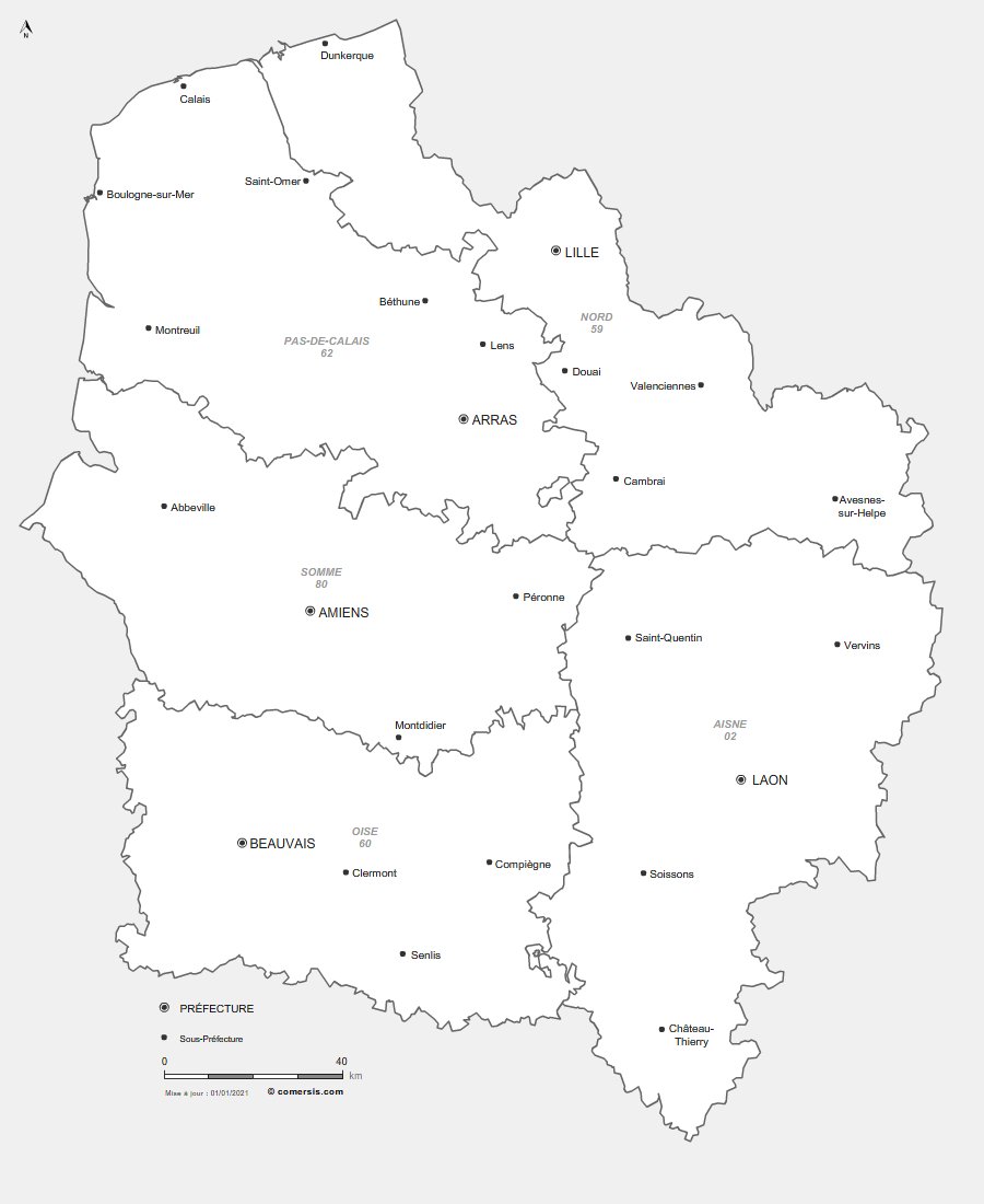 prefectures des Hauts-de-France