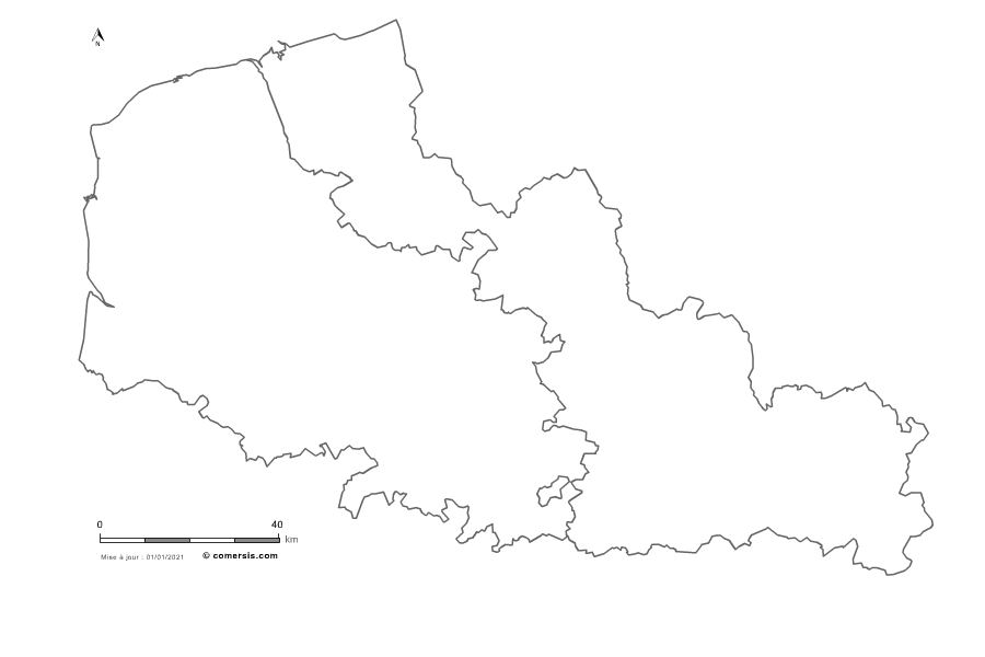 carte gratuite du Nord-Pas-de-Calais
